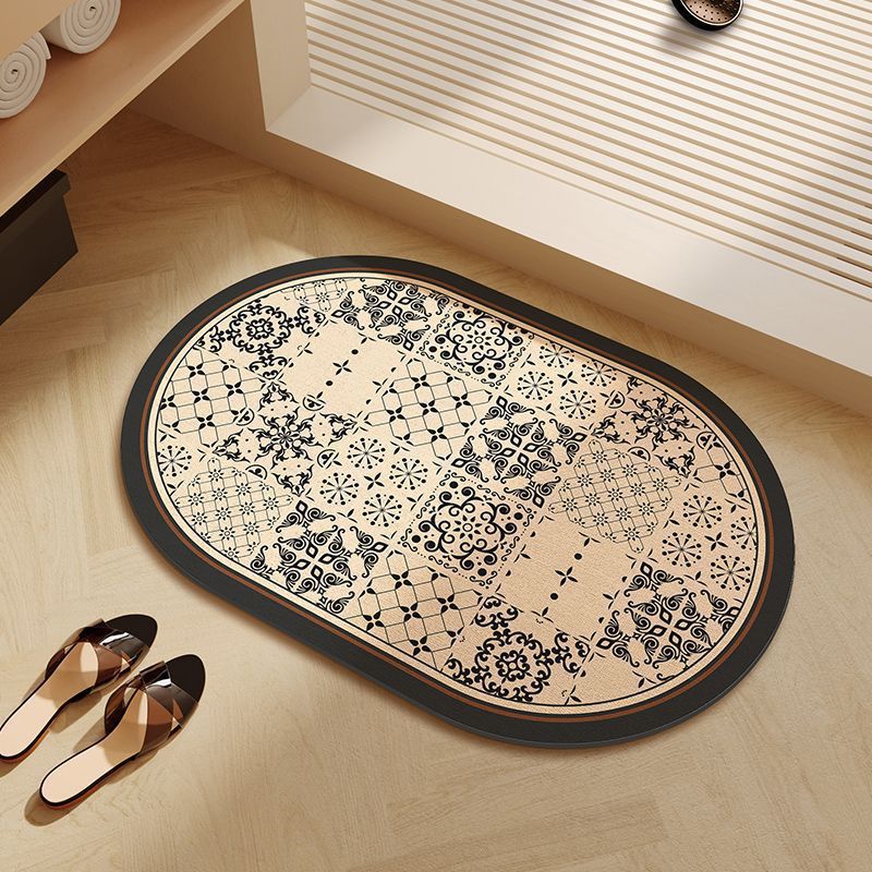 New Nordic bathroom diatom mud floor mat, anti-slip and water-absorbing foot mat, anti-slip, wear-resistant and quick-drying carpet for bathroom door Specification image