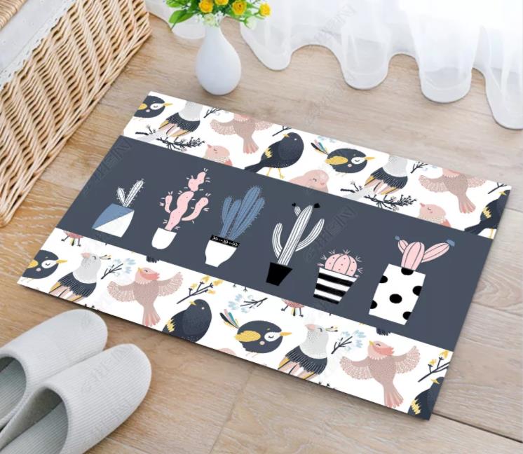 European-style fashionable entrance door MATS, bedroom door MATS, kitchen floor MATS, bathroom absorbent floor MATS, anti-slip MATS, and toilet oil-proof MATS pic 16