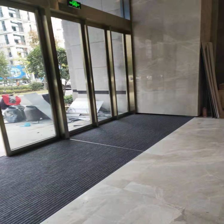 Professional aluminum alloy dust-proof and dust-removing floor mat carpet manufacturer, durable aluminum alloy mud scraper mat Specification image
