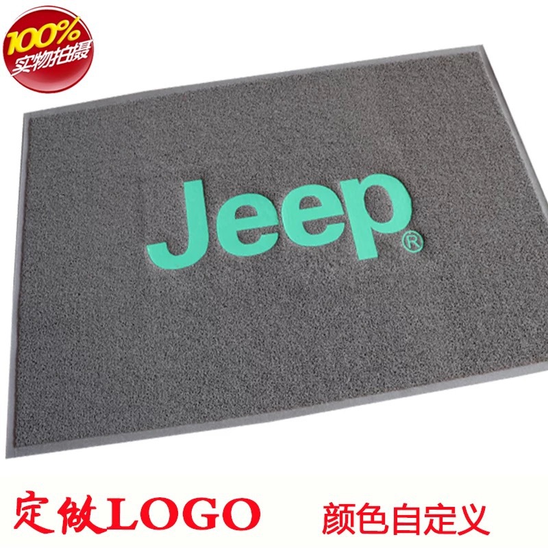 Customized pvc plastic carpet, logo, elevator week blanket, outdoor door mat, silk circle floor mat, hotel welcome blanket pic 8