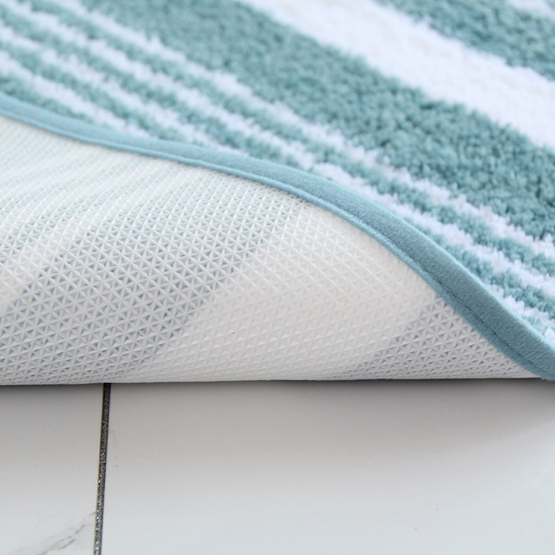 Cross-border exclusive 2025 new Color bathroom anti-slip toilet 2-piece set, floor mat, bathroom carpet factory direct sales