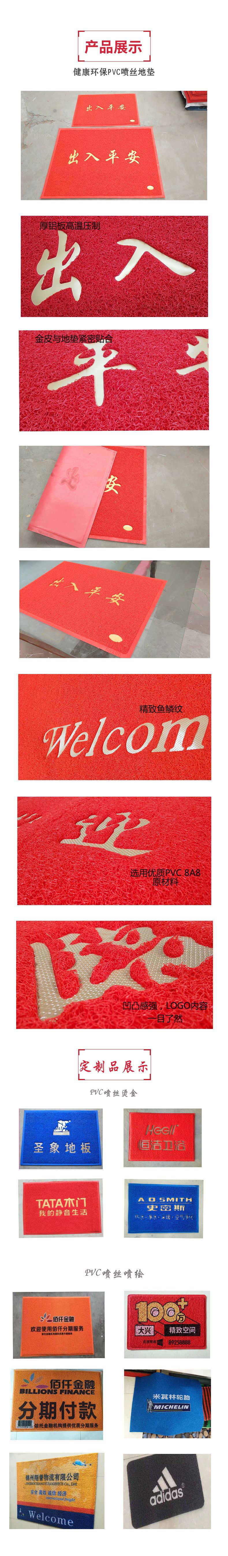 Welcome to the home floor mat for safe entry and exit at the main entrance. Extra thick anti-slip mat, carpet, door mat pic 2