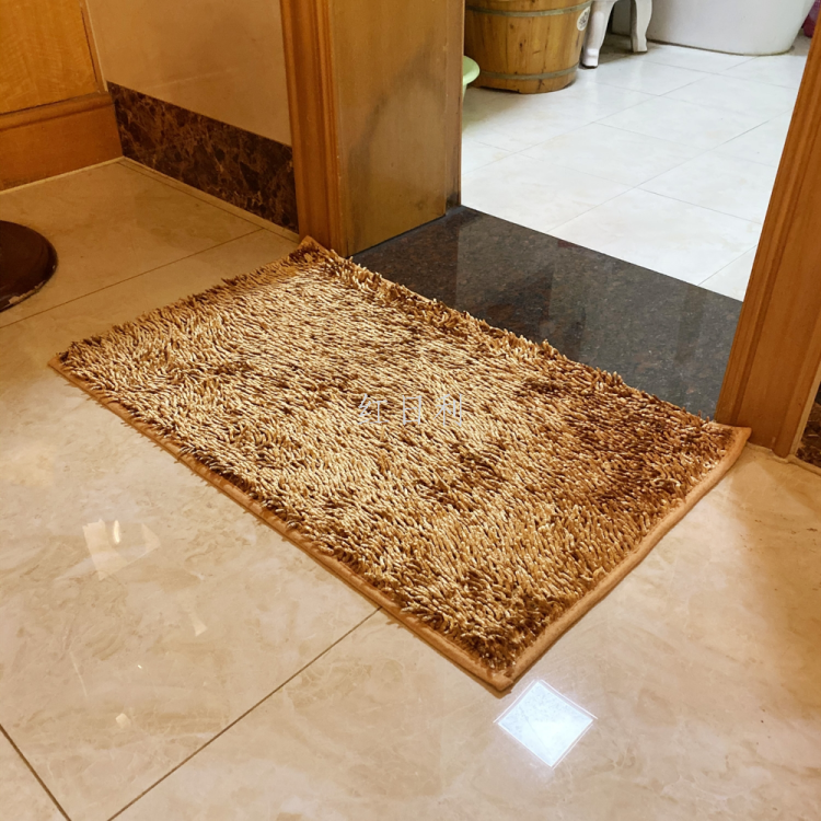 Red Sun Carpet, bright silk carpet, anti-slip door mat, bathroom door mat, kitchen door mat