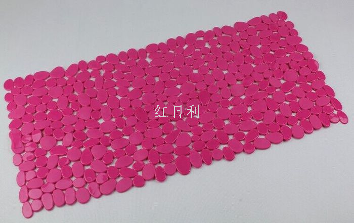 Red Sun Carpet Bathroom Anti-slip Mat 7642 Three-dimensional Stone Bathroom Mat Foot Mat pic 2