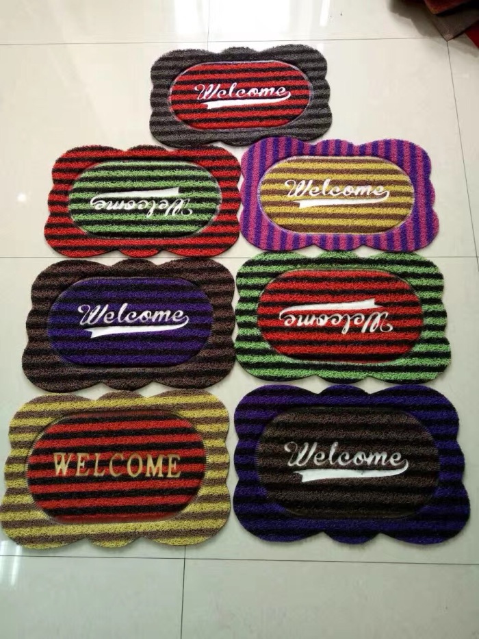 pvc special-shaped mat, anti-slip carpet, floor mat, door mat, two-color brushed embossed mat, mixed styles and colors pic 6