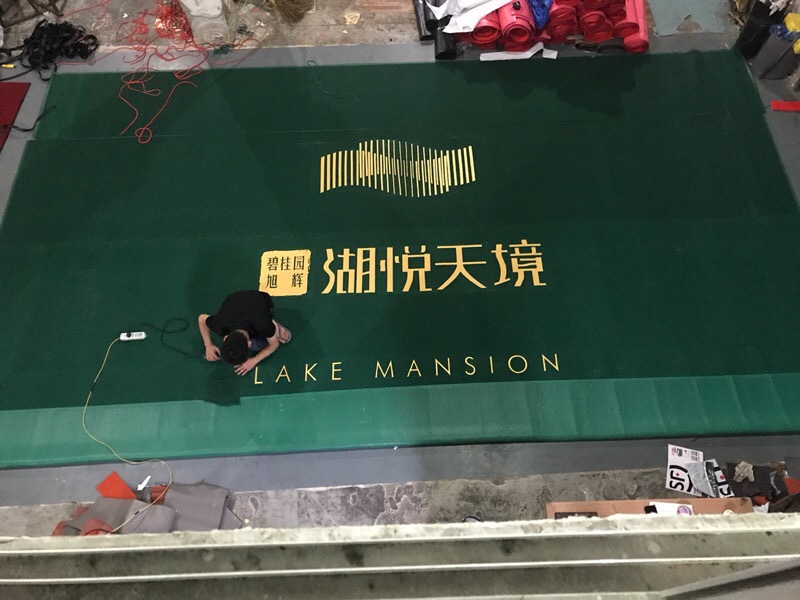 Customized pvc plastic carpet, logo, elevator week blanket, outdoor door mat, silk circle floor mat, hotel welcome blanket pic 10