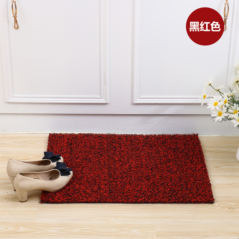 Thickened, cut-able silk ring floor MATS, plastic car floor MATS, home door MATS, anti-slip MATS, PVC carpets Item Picture