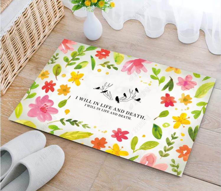 European-style fashionable entrance door MATS, bedroom door MATS, kitchen floor MATS, bathroom absorbent floor MATS, anti-slip MATS, and toilet oil-proof MATS pic 19