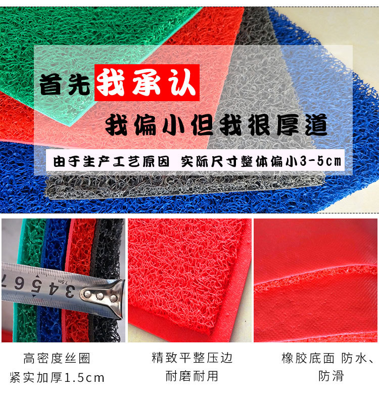 Welcome to the floor mat for safe home entrance and exit. It is a thick anti-slip welcome carpet and green and blue floor mat pic 10