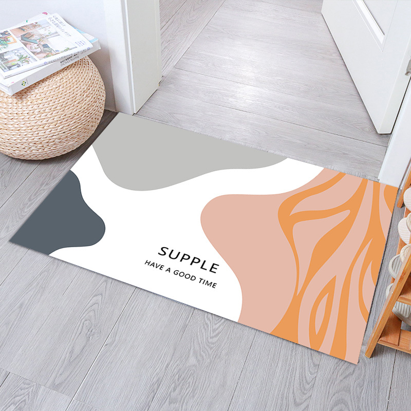 Hongri Li's new type of door mat, anti-slip mat, foot mat, soft floor mat of the same style as diatom mud, household door mat details Picture