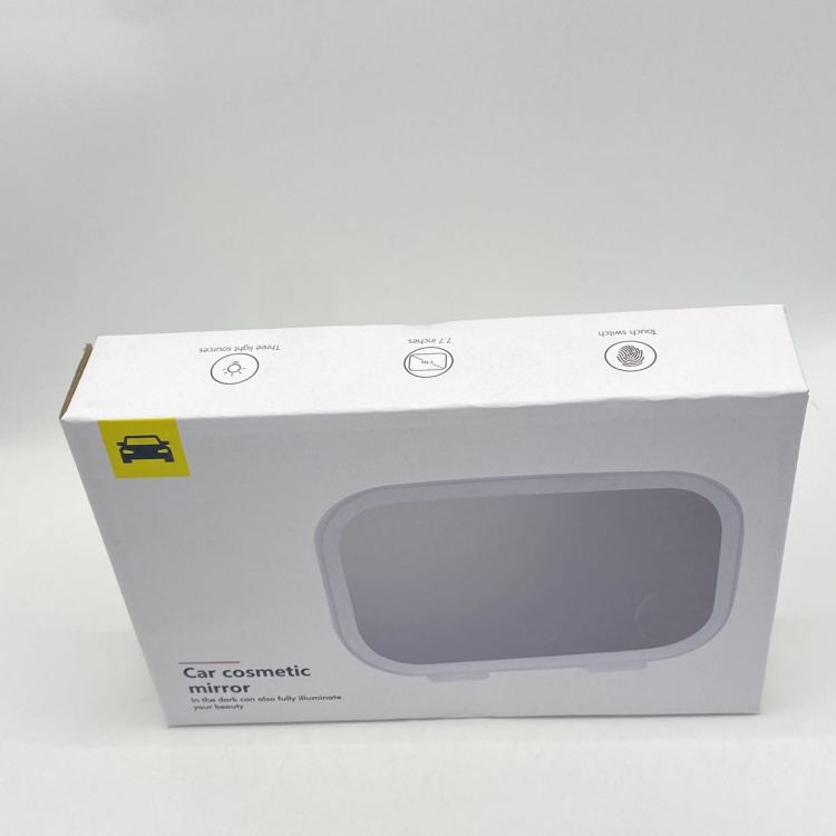 Sun visors, makeup mirrors, additional dressing mirrors, front passenger light shields, LED lights, for car interiors Specification image