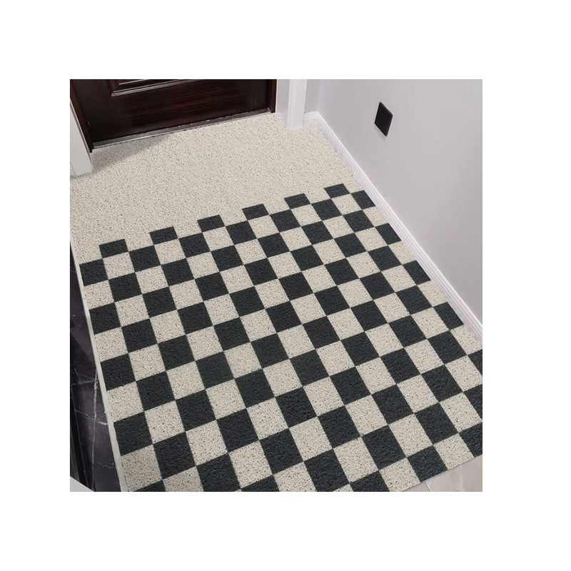 Nordic-style cut-out silk ring foot MATS, anti-slip MATS for scraping mud and soil, anti-slip MATS for household door MATS Application Scenario