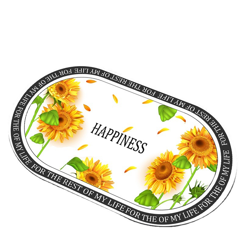 Wholesale of household diatom mud floor MATS, kitchen and bathroom absorbent floor MATS, bathroom soft MATS and absorbent MATS from manufacturers Application Scenario