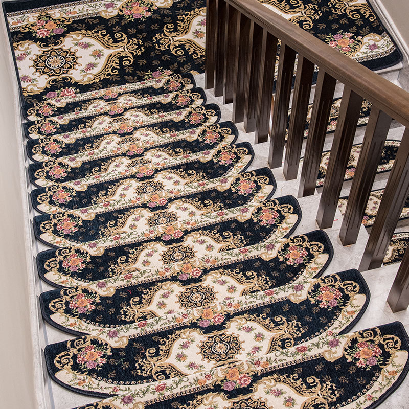 Stair MATS, treads, stair floor MATS, household thickened foot MATS, glue-free, anti-slip, self-adhesive, customized and delivered Application Scenario