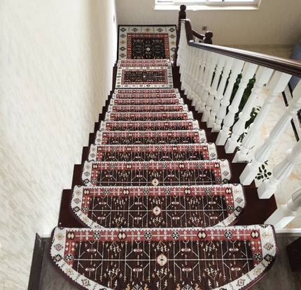 Hongri stair MATS, treads, stair floor MATS, household thickened foot MATS, glue-free, anti-slip, self-adhesive custom floor MATS