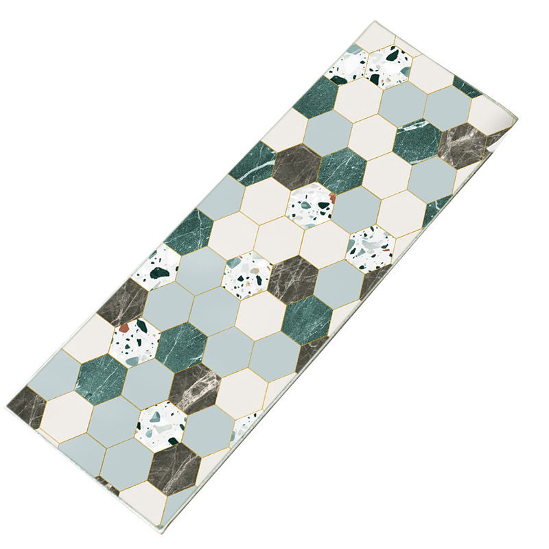 Red Sun carpet printed kitchen floor mat carpet Oil-absorbing and water-absorbing anti-slip mat Door mat Application Scenario