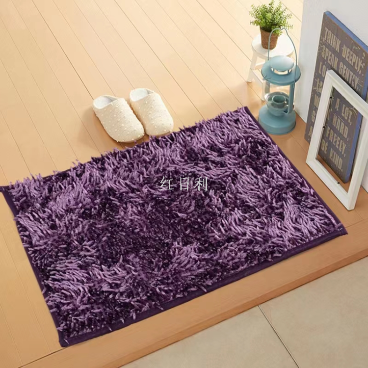 Red Sun Carpet, bright silk carpet, anti-slip door mat, bathroom door mat, kitchen door mat Application Scenario