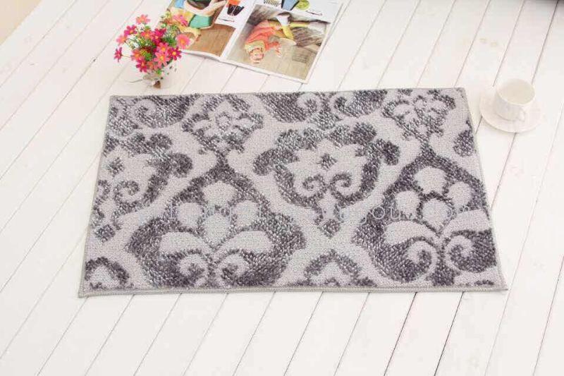 The new glossy silk jacquard carpet door mat is anti-slip, waterproof, soft and comfortable details Picture