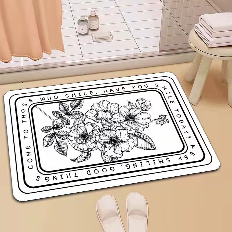 仿羊绒浴室厨房客厅卧室地毯地垫进门门垫吸水脚垫地毯垫吸水垫