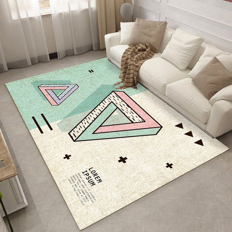 2025 Modern sofa, coffee table mat, simple home, bedroom full floor mat, Nordic living room and study rectangular carpet