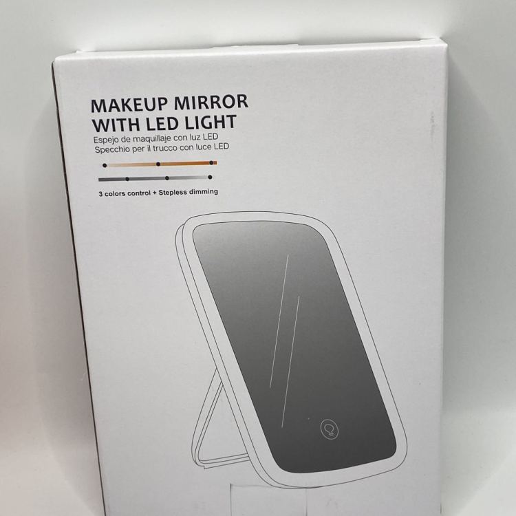 LED makeup mirror, Douyin Internet celebrity, desktop beauty mirror with adjustable light, light supplement, box set