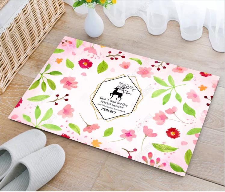 European-style fashionable entrance door MATS, bedroom door MATS, kitchen floor MATS, bathroom absorbent floor MATS, anti-slip MATS, and toilet oil-proof MATS pic 15