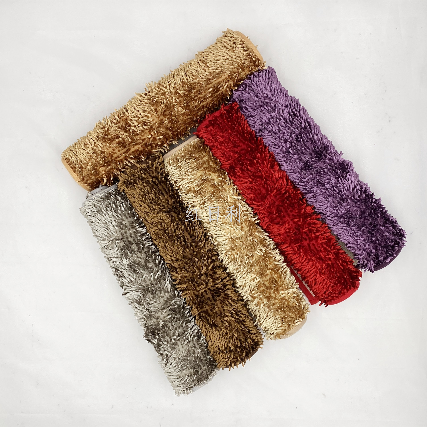 Red Sun Carpet, bright silk carpet, anti-slip door mat, bathroom door mat, kitchen door mat pic 6