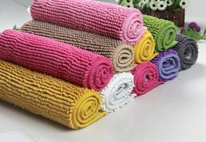 Light purple Chenille super-fine heart pad