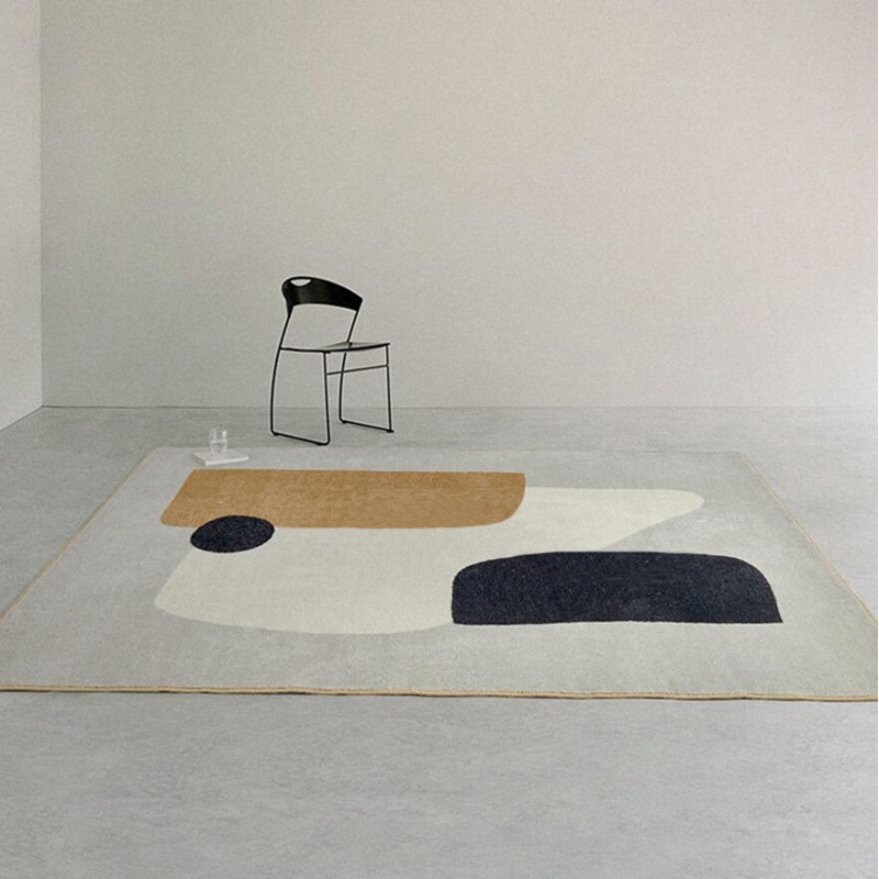 Cross-border modern and simple Morandi color living room carpets, sofas, coffee tables, blanket MATS, home bedroom bedside floor MATS, consignment