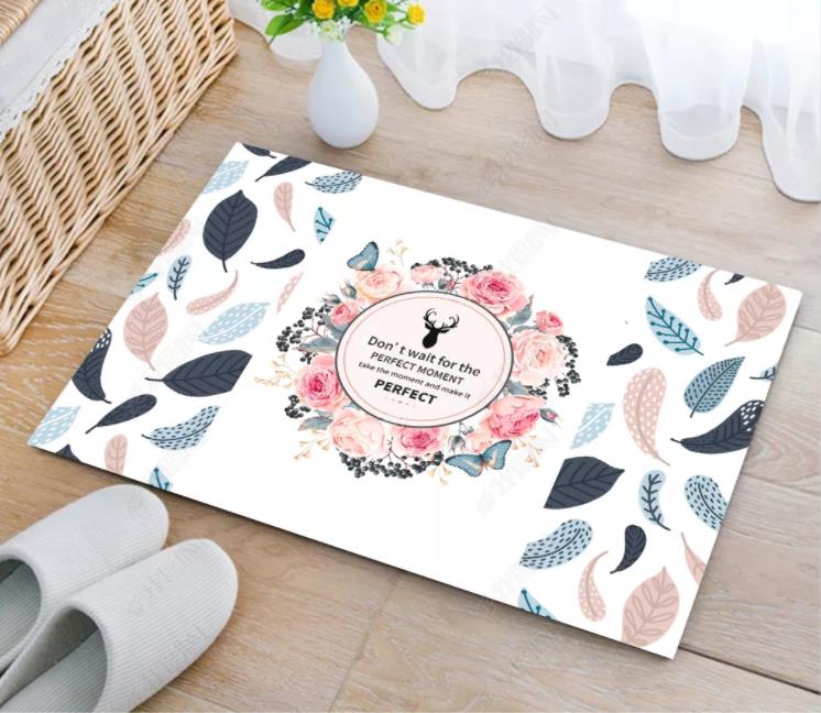European-style fashionable entrance door MATS, bedroom door MATS, kitchen floor MATS, bathroom absorbent floor MATS, anti-slip MATS, and toilet oil-proof MATS pic 18