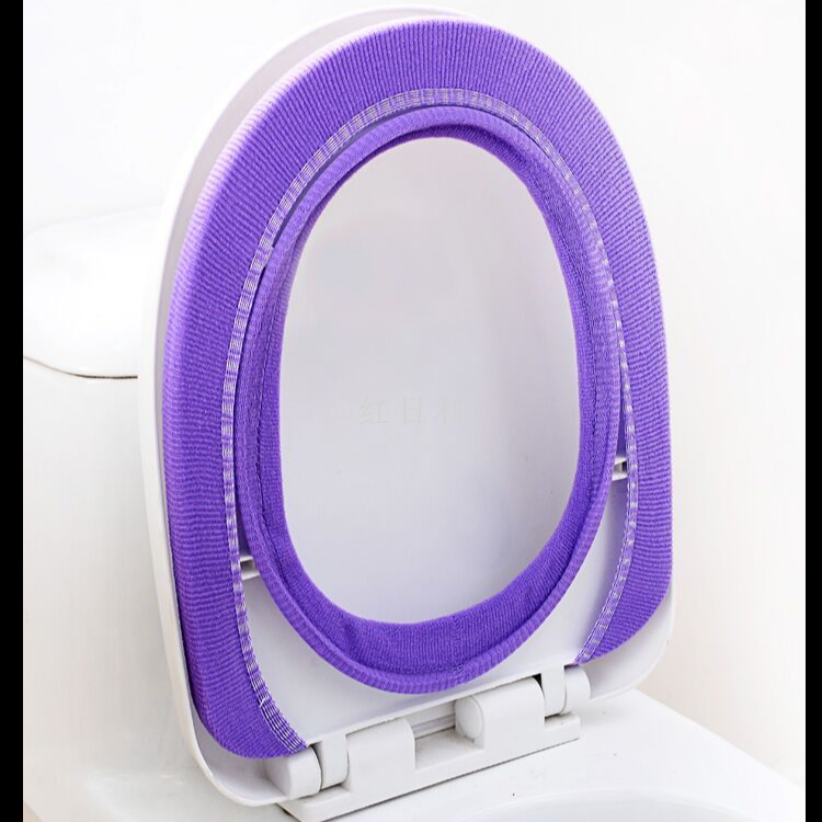 O-shaped cushion: Thin knitted toilet cushion suitable for all seasons, thickened toilet cushion for autumn and winter, O-shaped cushion Item Picture