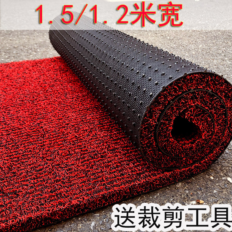 Thickened, cut-able silk ring floor MATS, plastic car floor MATS, home door MATS, anti-slip MATS, PVC carpets