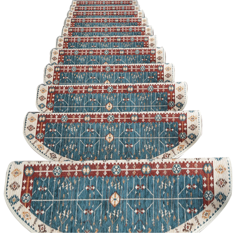 Stair MATS, treads, stair floor MATS, household thickened foot MATS, glue-free anti-slip self-adhesive custom floor MATS, anti-slip MATS Application Scenario