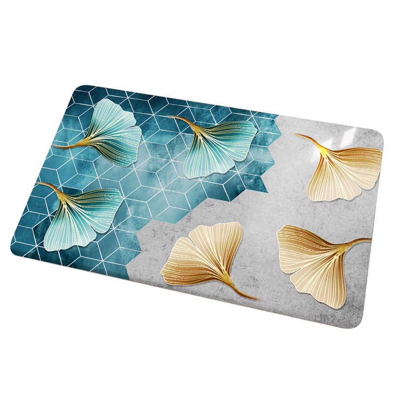 Hongri Factory supplies carpet imitation cashmere bathroom door MATS, imitation cashmere absorbent MATS and anti-slip MATS Specification image