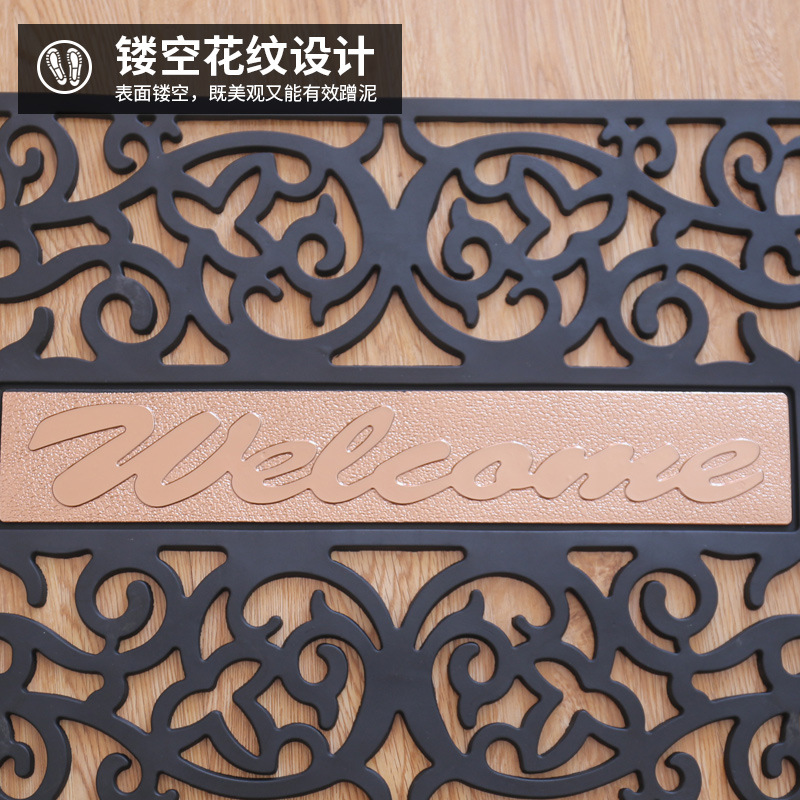 Hongri entrance floor MATS, household door dust removal MATS, bathroom and bathroom fixed anti-slip and wear-resistant floor MATS details Picture