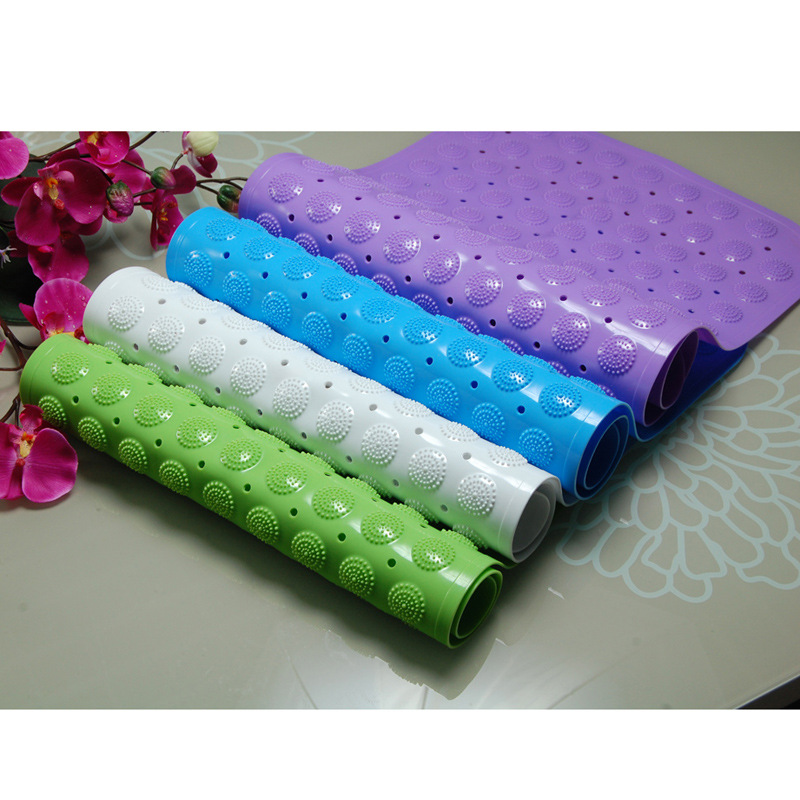 Hongri Carpet pvc floor mat, home floor mat, bathroom shower massage foot mat, solid color anti-slip bathroom mat wholesale pic 8