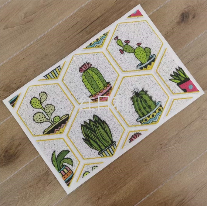 Red Sun Carpet 3D Brushed and Printed Mat for Living Room, Bathroom and Home Floor MATS - Spring, Summer, Autumn and Winter Scenery Series pic 2