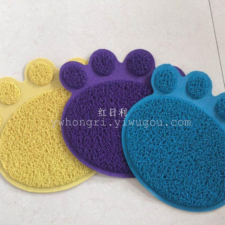 Brushed bathroom entrance door mat, spray-brushed dust removal entrance anti-slip mat, floor mat details Picture
