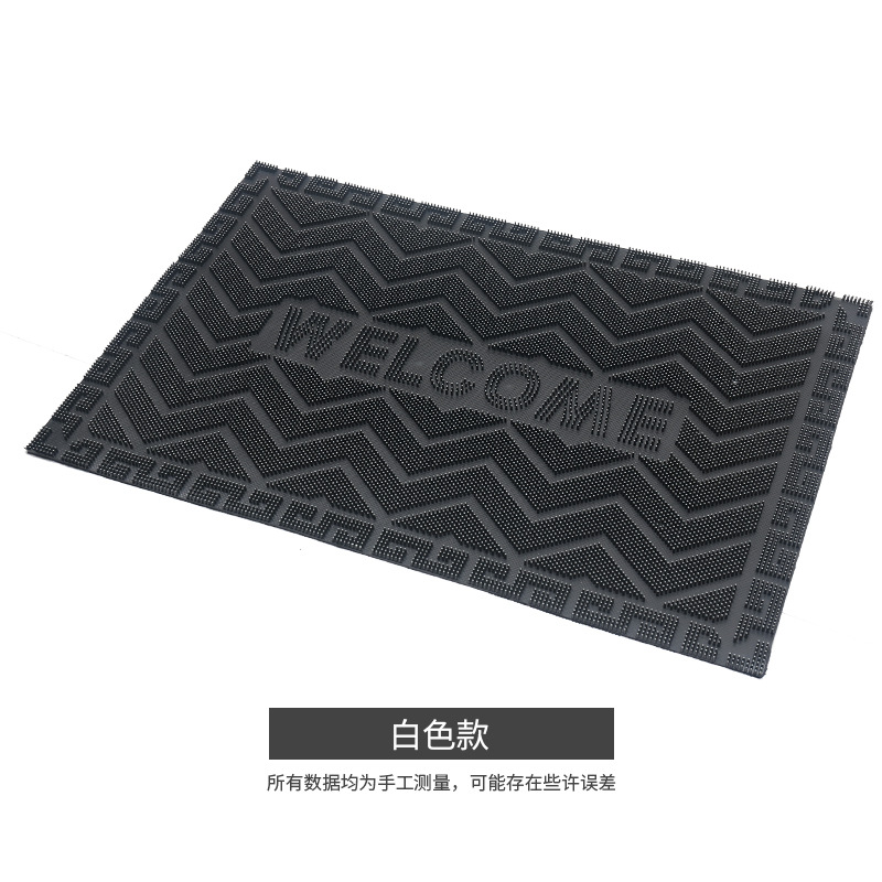 Red Sun carpet anti-slip black base dust removal mat, doormat, entrance door mat, double-striped floor mat, mud removal mat Item Picture