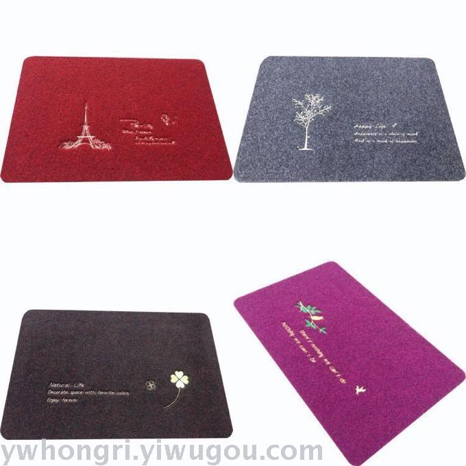 The doormat for the entrance, the anti-slip mat for the bathroom door, and the floor mat Specification image