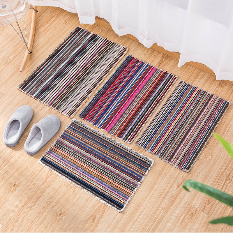 Home carpet floor MATS, door footreads, 9838 latex base thickened, living room toilet door MATS, bathroom anti-slip MATS details Picture