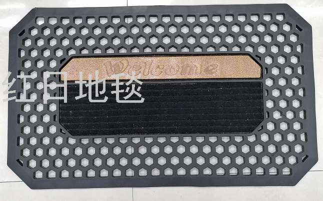 Rectangular, semi-circular, elliptical, rubber mat, perforated mat, door mat, floor mat, outdoor mat, household mat, foot mat details Picture