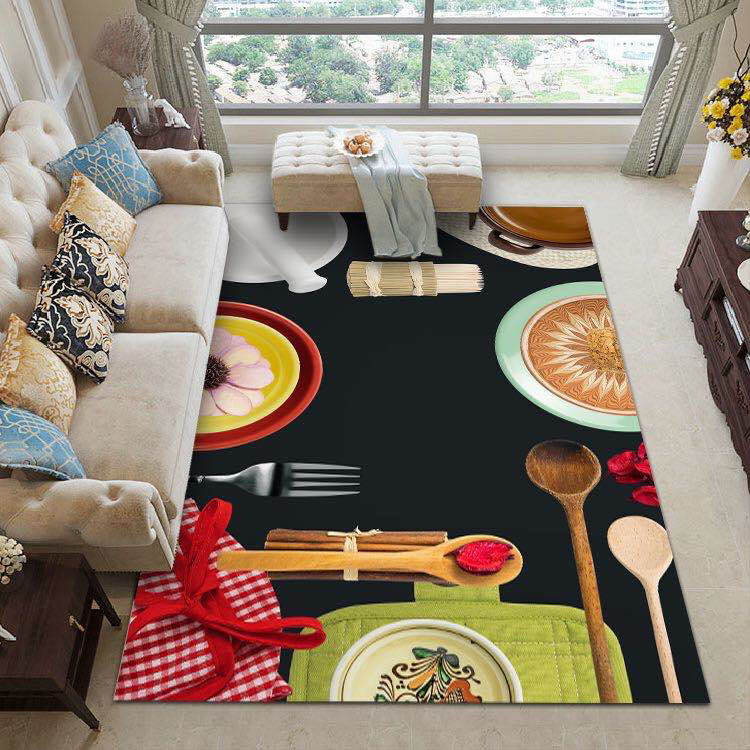 红日地毯厨房垫刀叉餐盘水果地垫 门口垫茶几垫厂家直销详情8