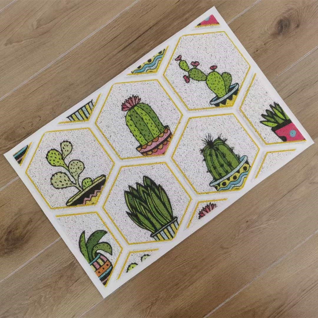 Red Sun Carpet 3D Brushed and Printed Mat for Living Room, Bathroom and Home Floor MATS - Spring, Summer, Autumn and Winter Scenery Series