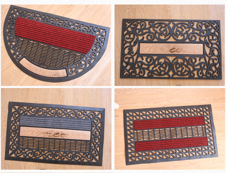 Hongri entrance floor MATS, household door dust removal MATS, bathroom and bathroom fixed anti-slip and wear-resistant floor MATS pic 3