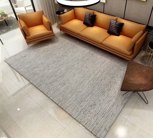 Red Sun Carpet: Simple hotel bedroom rectangular carpet, home soft furnishings, Nordic living room sofa, coffee table, anti-slip carpet pic 3