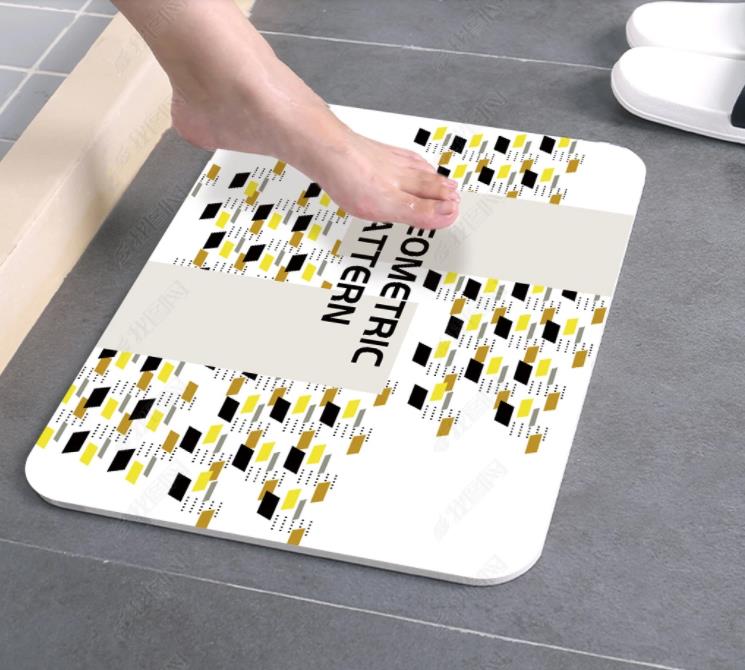 European-style fashionable entrance door MATS, bedroom door MATS, kitchen floor MATS, bathroom absorbent floor MATS, anti-slip MATS, and toilet oil-proof MATS