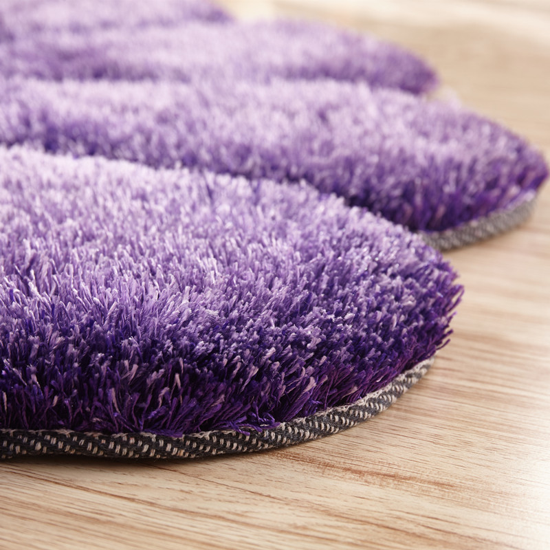 Thickened 3D sunflower mat, simple carpet, bedroom and living room bedside mat, round floor mat, computer chair mat, floor mat