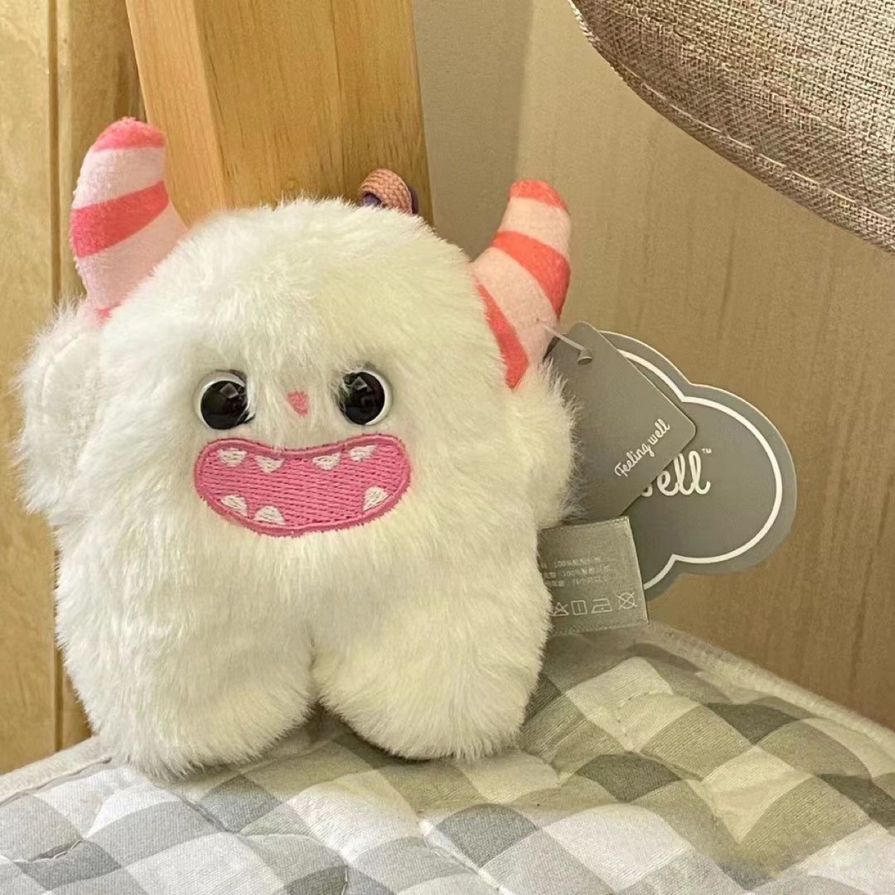 小红书同款小雪怪毛绒钥匙扣可爱鼠书包挂件包包配饰抓娃娃机公仔