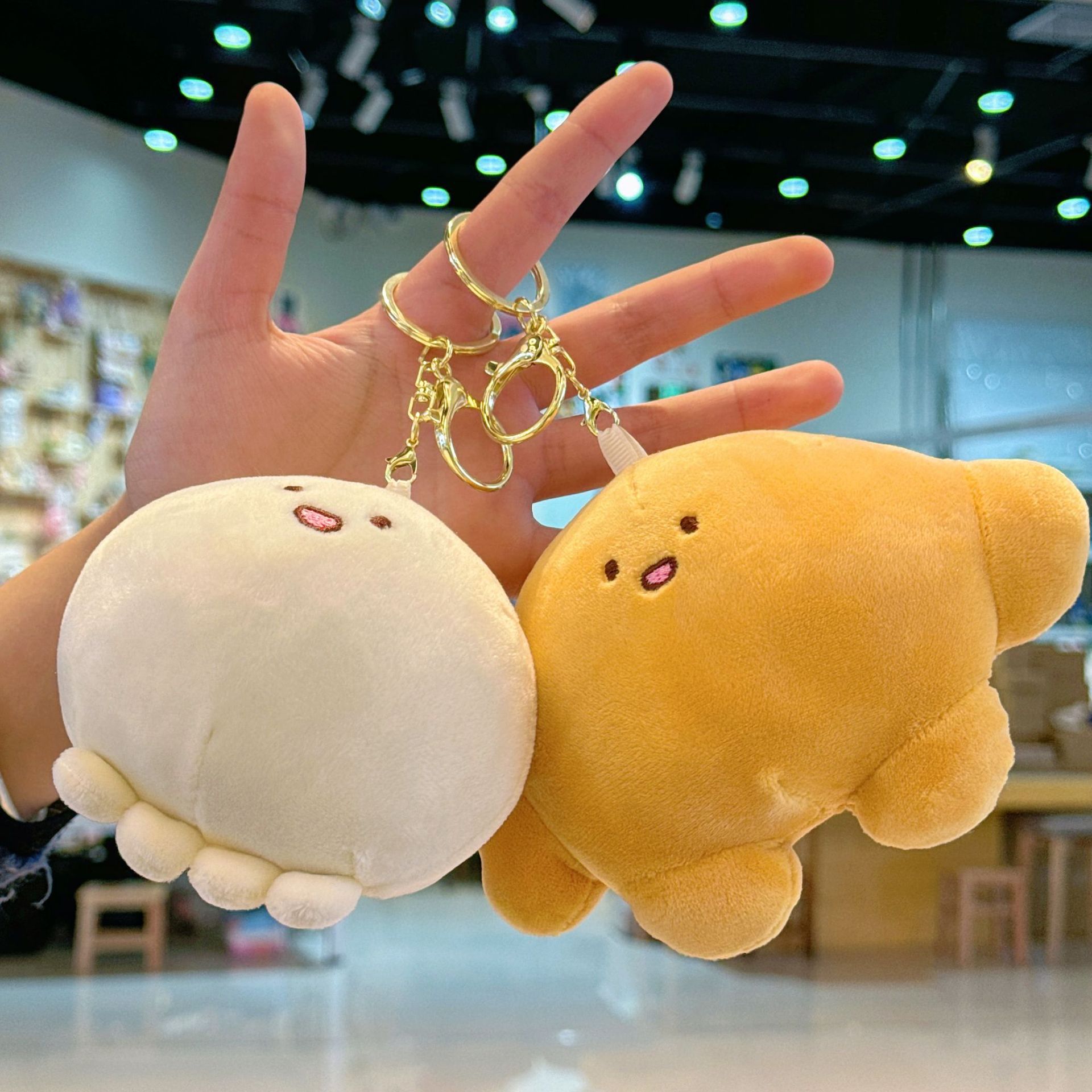 Cute octopus balls, plush keychains, girlish dolls, pendants, schoolbags, bag decorations, and claw machine dolls wholesale pic 2